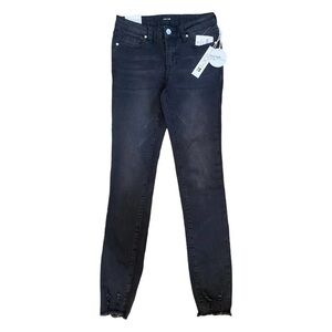 Kid Joe's Jeans Girls The Rocker Ankle Mid-Rise Ankle Skinny Jeans Color Pewter